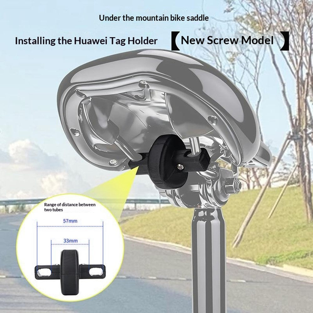 915801 Bike Mount Protective Case for Huawei Tag Anti-theft Bicycle Saddle Under Seat Clamp Bracket Smart Tracker Holder