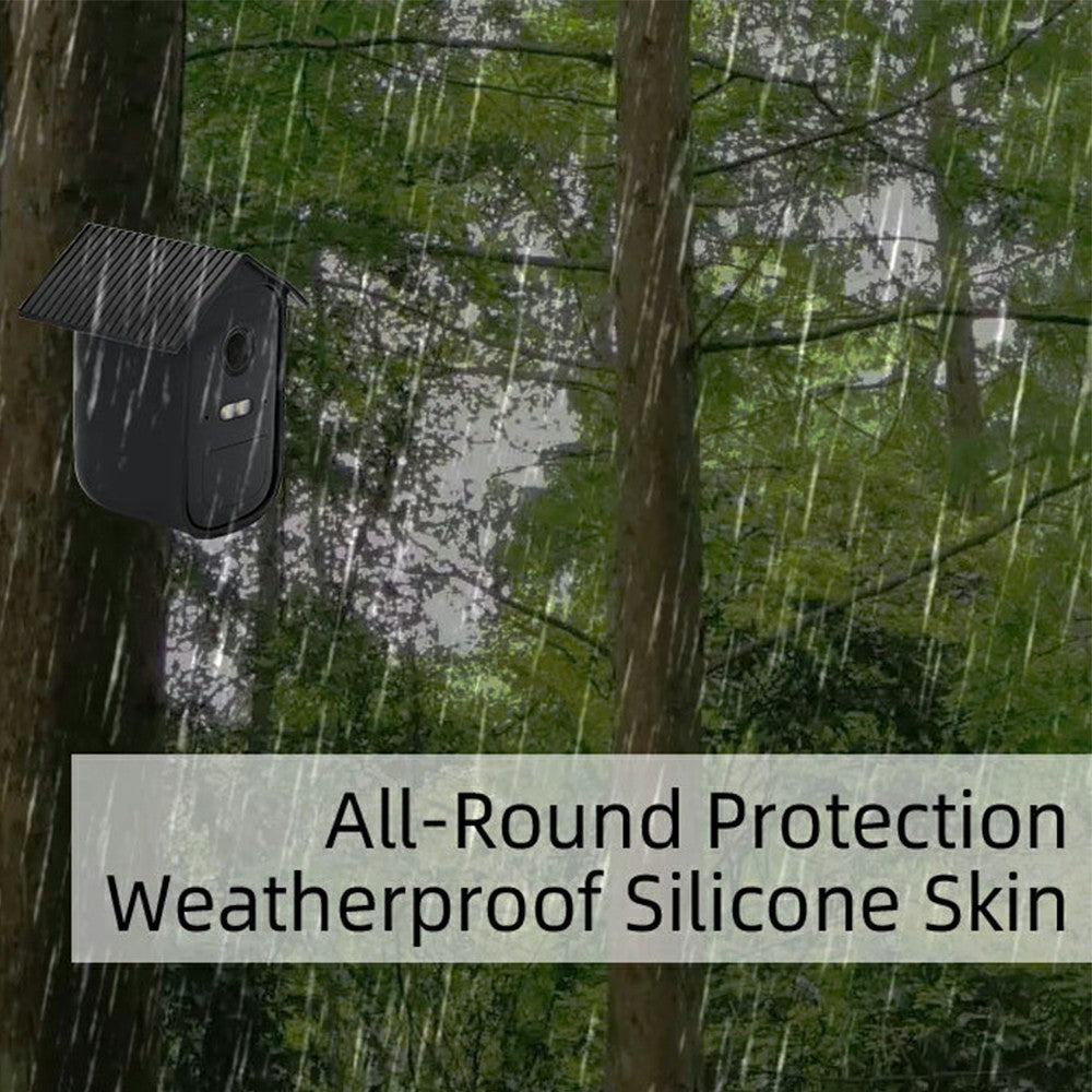 Silicone Protective Case for Eufy Security eufyCam 2C Weatherproof Shockproof Anti-Dust Smart Security Camera Protective Cover