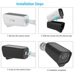 For EufyCam S3 Pro Silicone Case Security Camera Weatherproof Outdoor Protective Cover