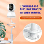 110cm Flexible Gooseneck Clamp Mount No Drilling Desktop Security Camera Stand for Baby Monitor