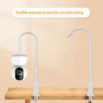 110cm Flexible Gooseneck Clamp Mount No Drilling Desktop Security Camera Stand for Baby Monitor