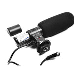 MIC-01 Mobile Phone Camera Microphone Professional Interview Capacitive Microphone for Live Streaming, Video Recording