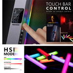 NEEWER N-46 RGB LED Video Light Stick Touch Bar Lamp APP Control Magnetic Handheld Photography Light