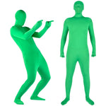 LIGHTUPFOTO PSD2EA Helkrops Chromakey Bodysuit Grøn Bodysuit Unisex Spandex Usynlig Mand Kostume