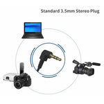 ORDRO CM530 Video Recording Microphone 3.5mm Stereo Plug Noise Reduction Mic for Camera