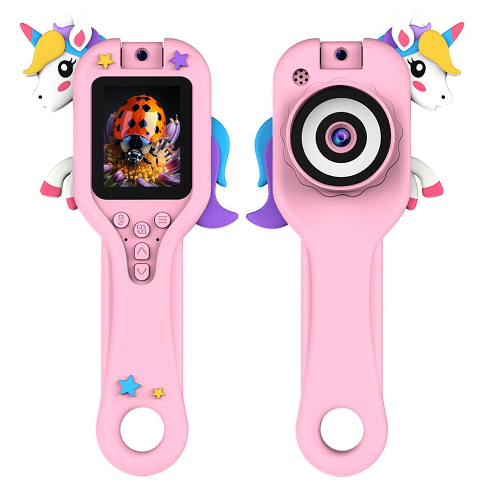 HY-F1 For Kids 500X Magnification 2.0 Inch Screen Handheld Microscope Camera with 32GB Card + Card Reader, Style A