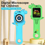 HY-F1 For Kids 500X Magnification 2.0 Inch Screen Handheld Microscope Camera with 32GB Card + Card Reader, Style A