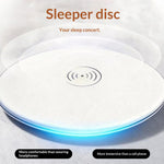 Under Pillow Speaker Ultra Thin HiFi Sound Bone Conduction Bluetooth-compatible Speaker for Sleep Aid