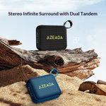 AZEADA AZ-S01 5W TWS Bluetooth-compatible Speaker Waterproof Outdoor Portable Fabric Subwoofer with Lanyard