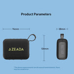 AZEADA AZ-S01 5W TWS Bluetooth-compatible Speaker Waterproof Outdoor Portable Fabric Subwoofer with Lanyard