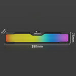ERAZER W113 Desktop RGB Højttaler Bluetooth-kompatibel 5.4 6W Stereolyd USB Kablet Højttaler (Investeret af Lenovo)