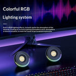 ERAZER A500 1 Pair Desktop 2.0 PC Speakers RGB Bluetooth-compatible USB Wired Computer 10W Audio Speakers (Invested By Lenovo)