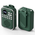 Bärbar Bluetooth-kompatibel 5.3-högtalare med FM-radio, klämfäste, TF-kort, trådlös miniradio för barn och seniorer