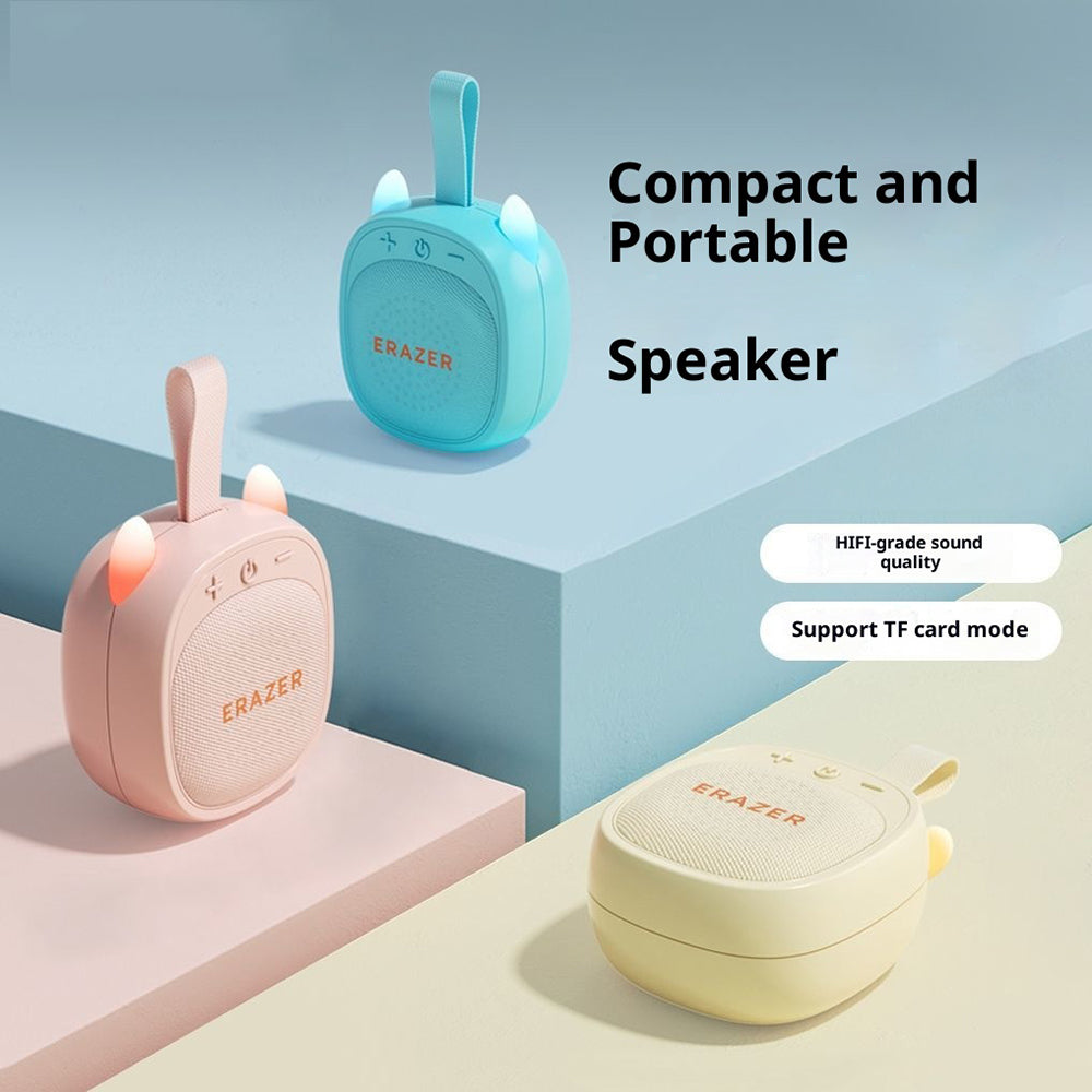 ERAZER K15 Cat Ears Design Portable Bluetooth-compatible Speaker 5W TWS Soundbox with LED Light