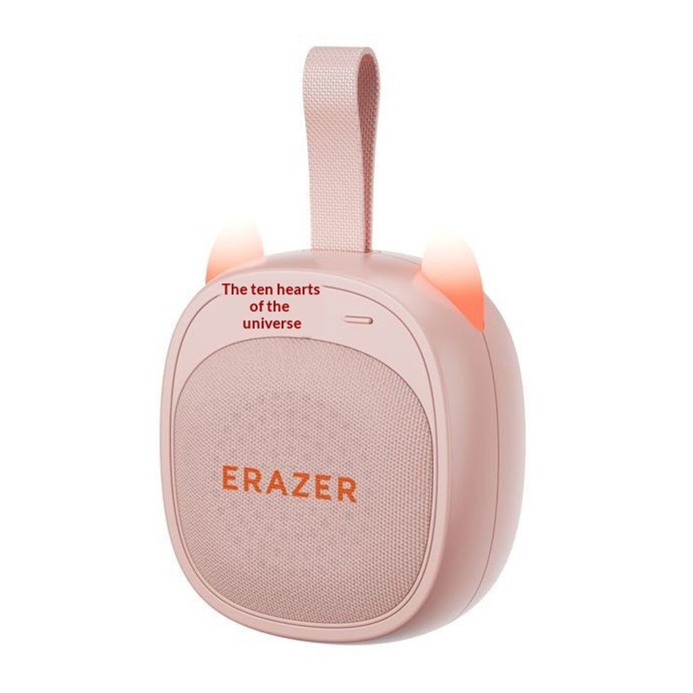 ERAZER K15 Cat Ears Design Portable Bluetooth-compatible Speaker 5W TWS Soundbox with LED Light