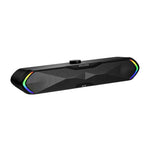 ERAZER W19 USB kablet/Bluetooth-kompatibel 5.3 dobbelt tilstand desktop-højttaler 6W RGB gaming soundbar til PC Bærbar