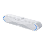 ERAZER W19 USB kablet/Bluetooth-kompatibel 5.3 dobbelt tilstand desktop-højttaler 6W RGB gaming soundbar til PC Bærbar