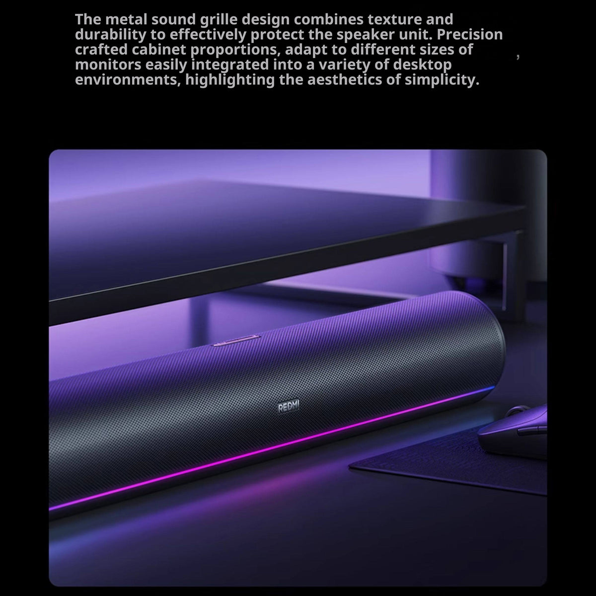 XIAOMI REDMI Computer Speaker 2 Pro 20W Desktop Bluetooth-compatible 5.3 Soundbar with RGB Light, CN Plug (Chinese Version)