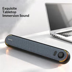 ERAZER W119 Stationär Soundbar RGB-belysning Bluetooth-kompatibel 5.3 USB-driven högtalare för spel (Investerad av Lenovo)