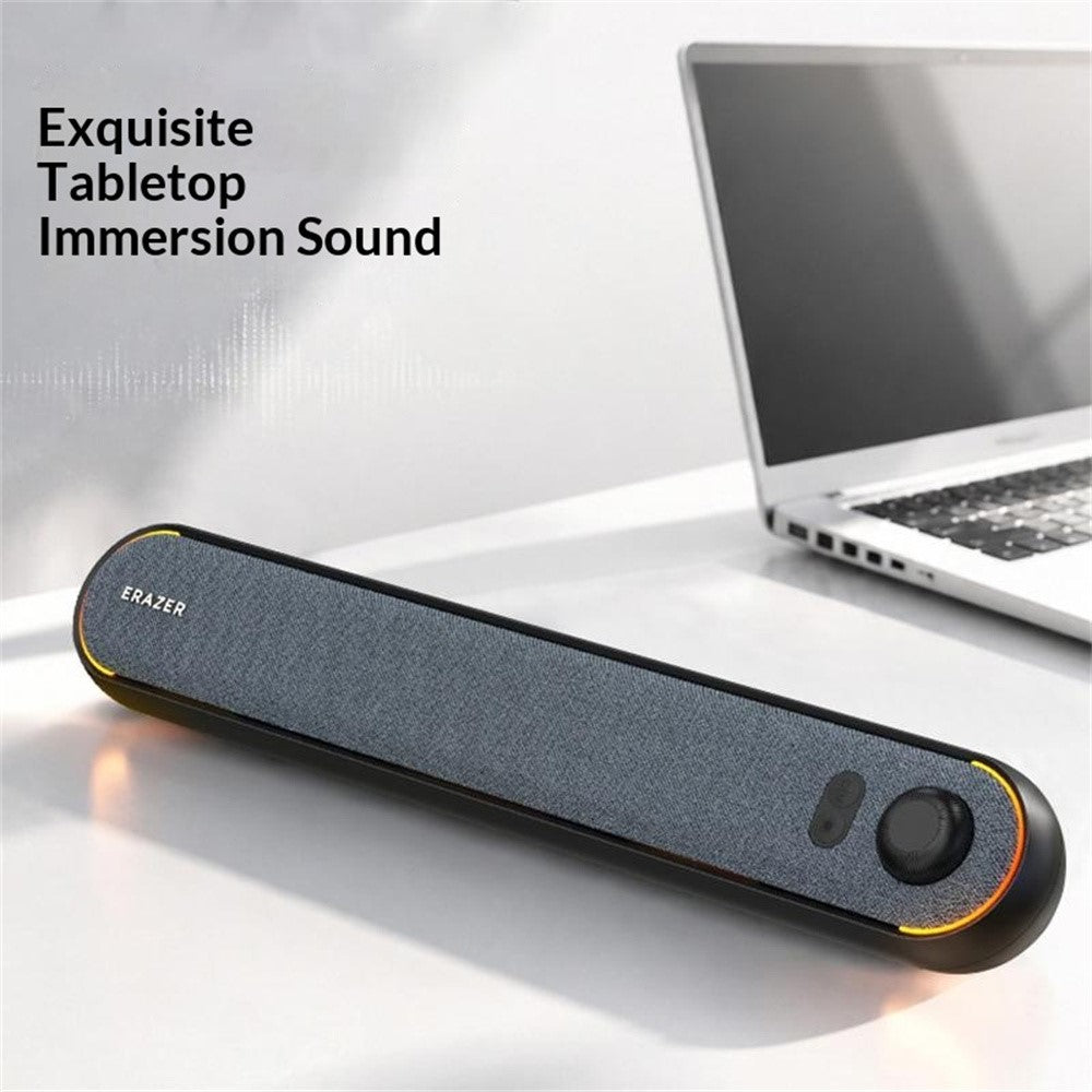ERAZER W119 Stationär Soundbar RGB-belysning Bluetooth-kompatibel 5.3 USB-driven högtalare för spel (Investerad av Lenovo)