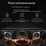 ERAZER W119 Stationär Soundbar RGB-belysning Bluetooth-kompatibel 5.3 USB-driven högtalare för spel (Investerad av Lenovo)