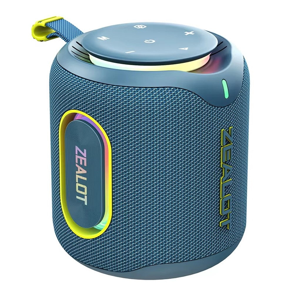 ZEALOT M1 30W bærbar Bluetooth 5.4-højtaler IPX6 vandtæt RGB-lys 6000mAh udendørshøjtaler