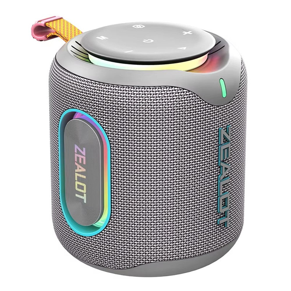 ZEALOT M1 30W bærbar Bluetooth 5.4-højtaler IPX6 vandtæt RGB-lys 6000mAh udendørshøjtaler