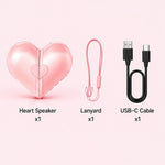 H5 Transformable Heart Shape Bluetooth-compatible Speaker Dual Channel Outdoor Mini Bass Subwoofer
