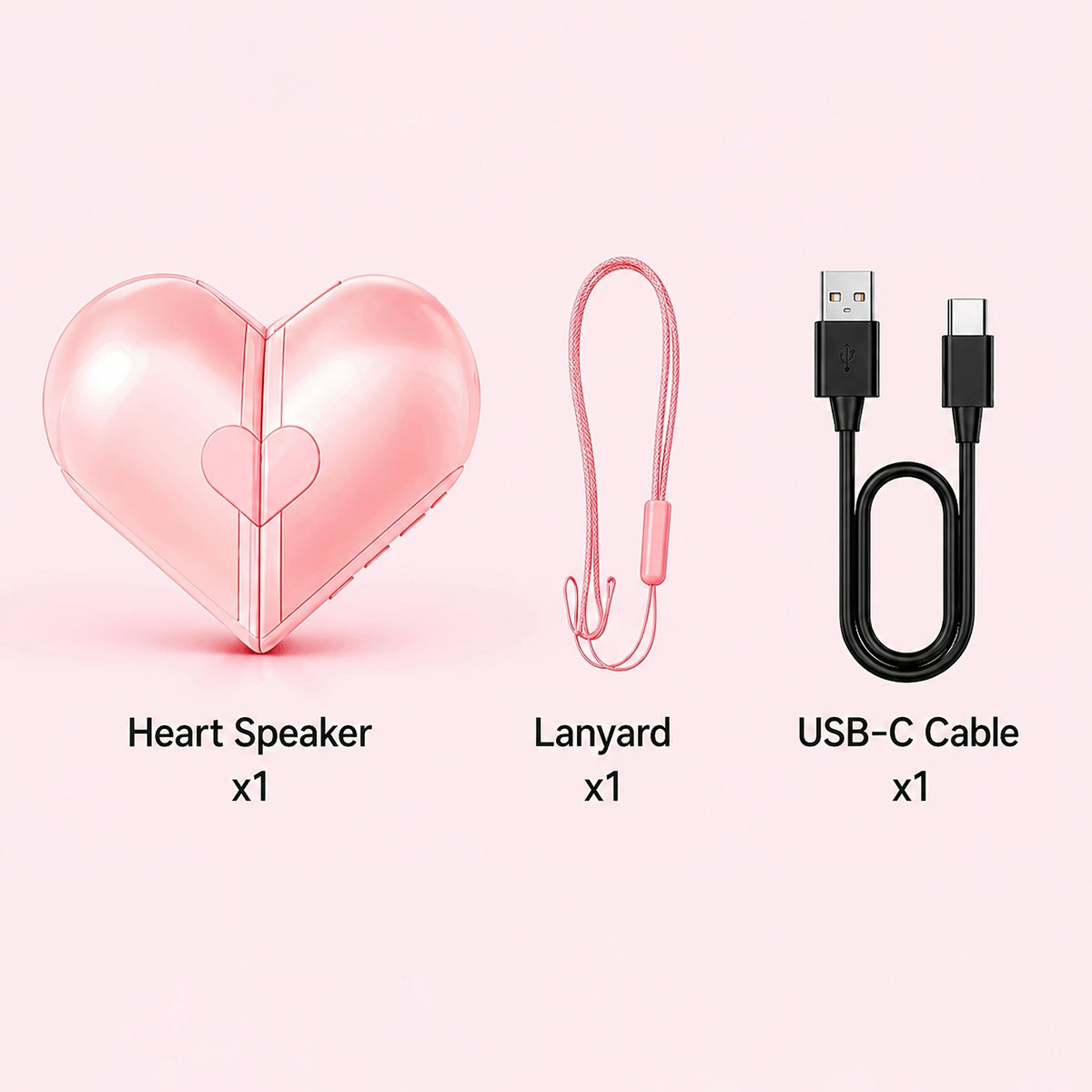 H5 Transformable Heart Shape Bluetooth-compatible Speaker Dual Channel Outdoor Mini Bass Subwoofer