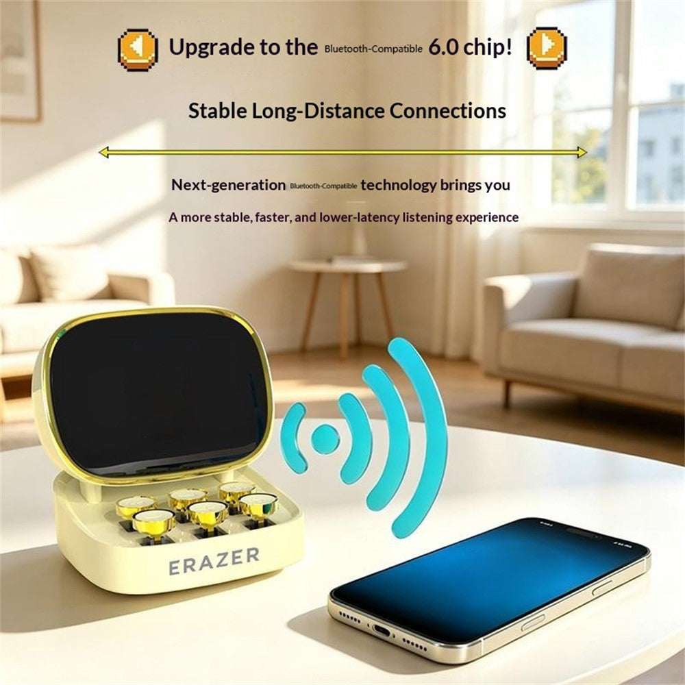 ERAZER B07 256-LED Pixel Screen 10W Wireless Bluetooth-compatible Speaker with Piano Mode (Invested By Lenovo)