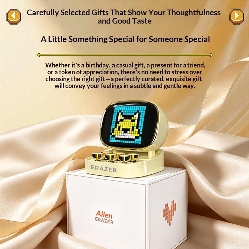 ERAZER B07 256-LED Pixel Screen 10W Wireless Bluetooth-compatible Speaker with Piano Mode (Invested By Lenovo)