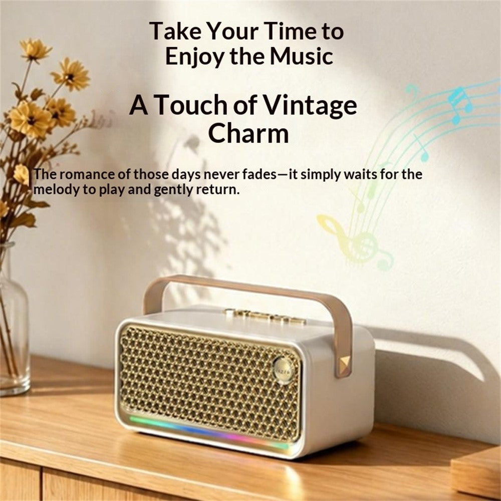 ERAZER B08 Bluetooth-compatible Speaker 10Wx2 RGB Lighting TWS Portable Subwoofer for Outdoor (Invested By Lenovo)
