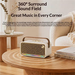 ERAZER B08 Bluetooth-compatible Speaker 10Wx2 RGB Lighting TWS Portable Subwoofer for Outdoor (Invested By Lenovo)