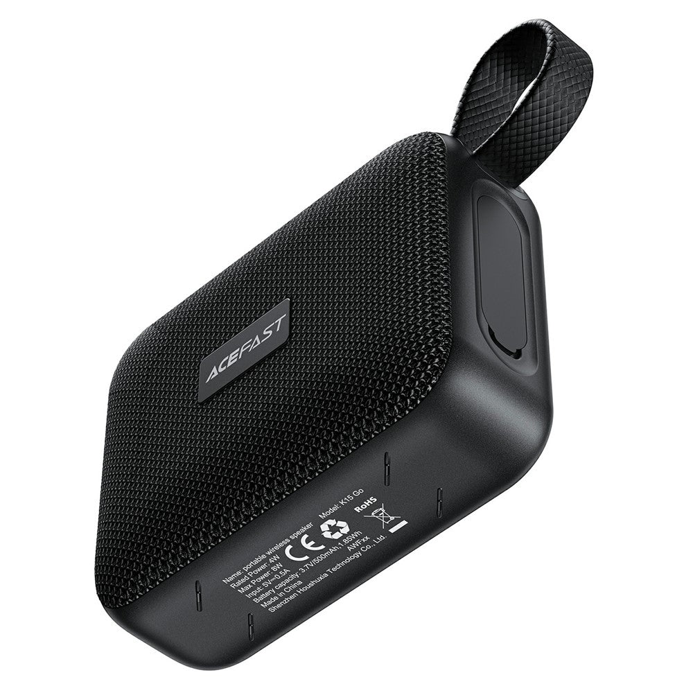 ACEFAST K15 Go Bærbar Trådløs Højttaler IPX7 Vandtæt RGB-belysning Bluetooth-kompatibel 6.0 ENC Støjreduktion til Udendørs
