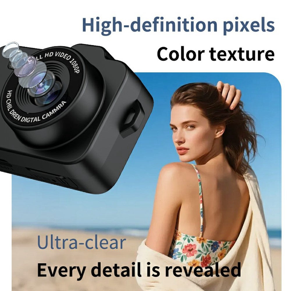 M8 Thumb Camera 0.96 Inch Screen LED Flash Night Vision Portable Mini HD Photo Video Recorder