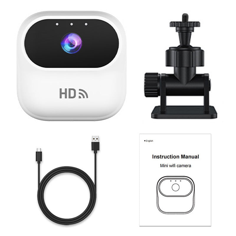 A8 Vlog Pocket Camera Mini WiFi Camera Magnetic Mount HD Home Security Monitor Surveillance Cam