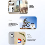 A8 Vlog Pocket Camera Mini WiFi Camera Magnetic Mount HD Home Security Monitor Surveillance Cam