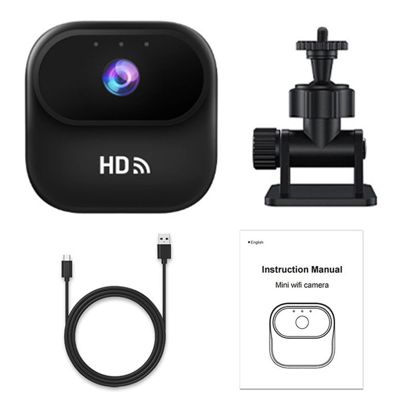 A8 Vlog Pocket Camera Mini WiFi Camera Magnetic Mount HD Home Security Monitor Surveillance Cam