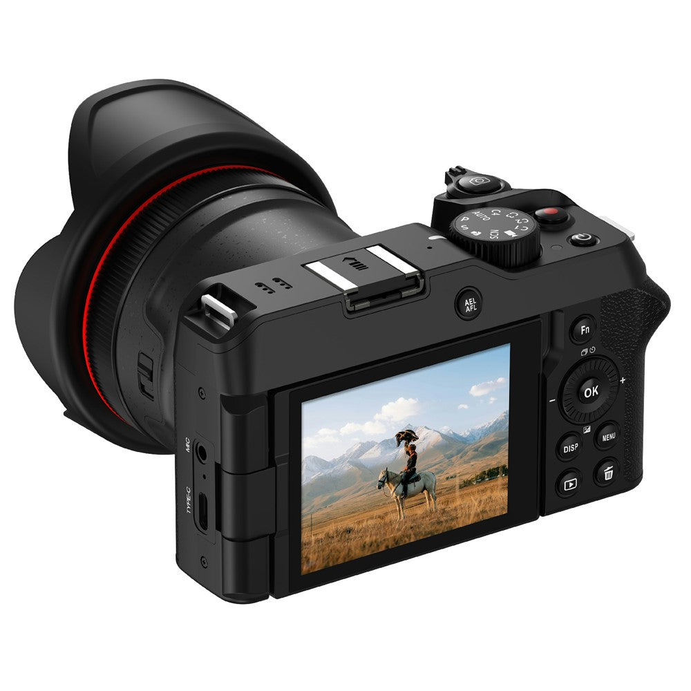 ORDRO G650 12X Optical Zoom Digital Camera 2.8 Inch Flip Screen 5K Video Recorder Built-in LED Fill Light