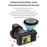 ORDRO G650 12X Optical Zoom Digital Camera 2.8 Inch Flip Screen 5K Video Recorder Built-in LED Fill Light