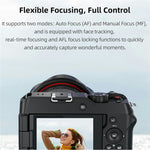 ORDRO G650 12X Optical Zoom Digital Camera 2.8 Inch Flip Screen 5K Video Recorder Built-in LED Fill Light