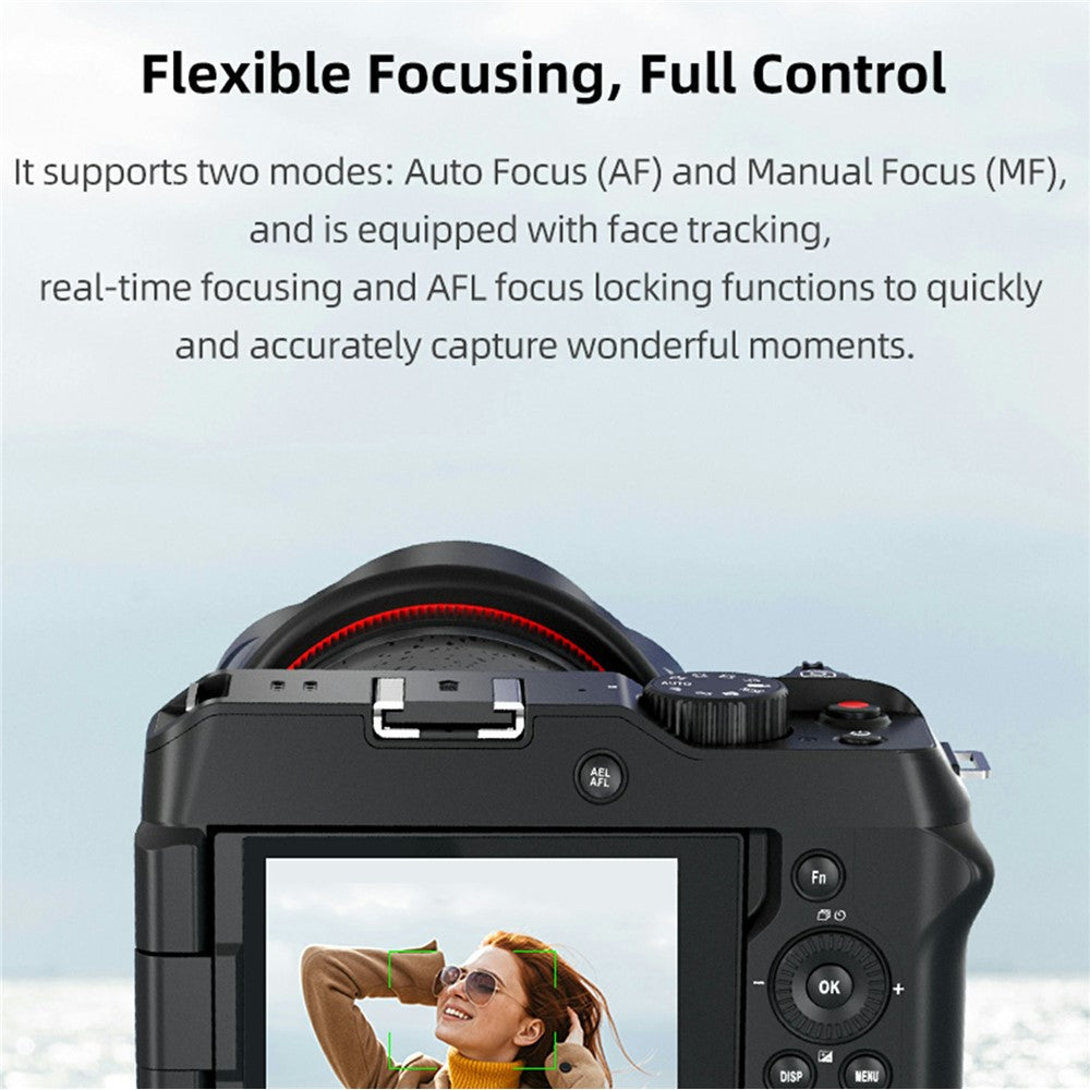ORDRO G650 12X Optical Zoom Digital Camera 2.8 Inch Flip Screen 5K Video Recorder Built-in LED Fill Light