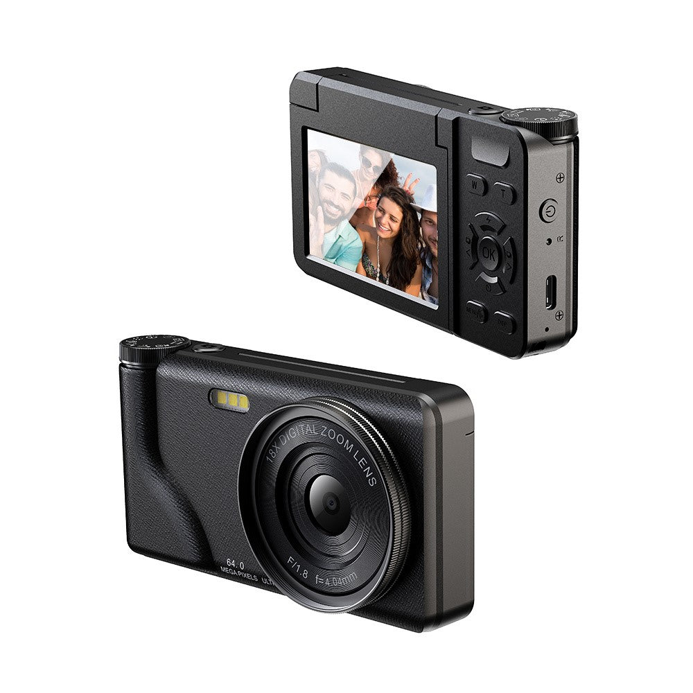 A65 3.0 inch 18X Digital Zoom Flip Screen Mirrorless Camera 20MP Student CCD Digital Camera without External Lens