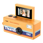 LK-030 Thumb Camera with Keychain 0.96 Inch Flip Screen Retro CCD Digital Camera 720P Mini Camcorder