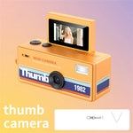 LK-030 Thumb Camera with Keychain 0.96 Inch Flip Screen Retro CCD Digital Camera 720P Mini Camcorder