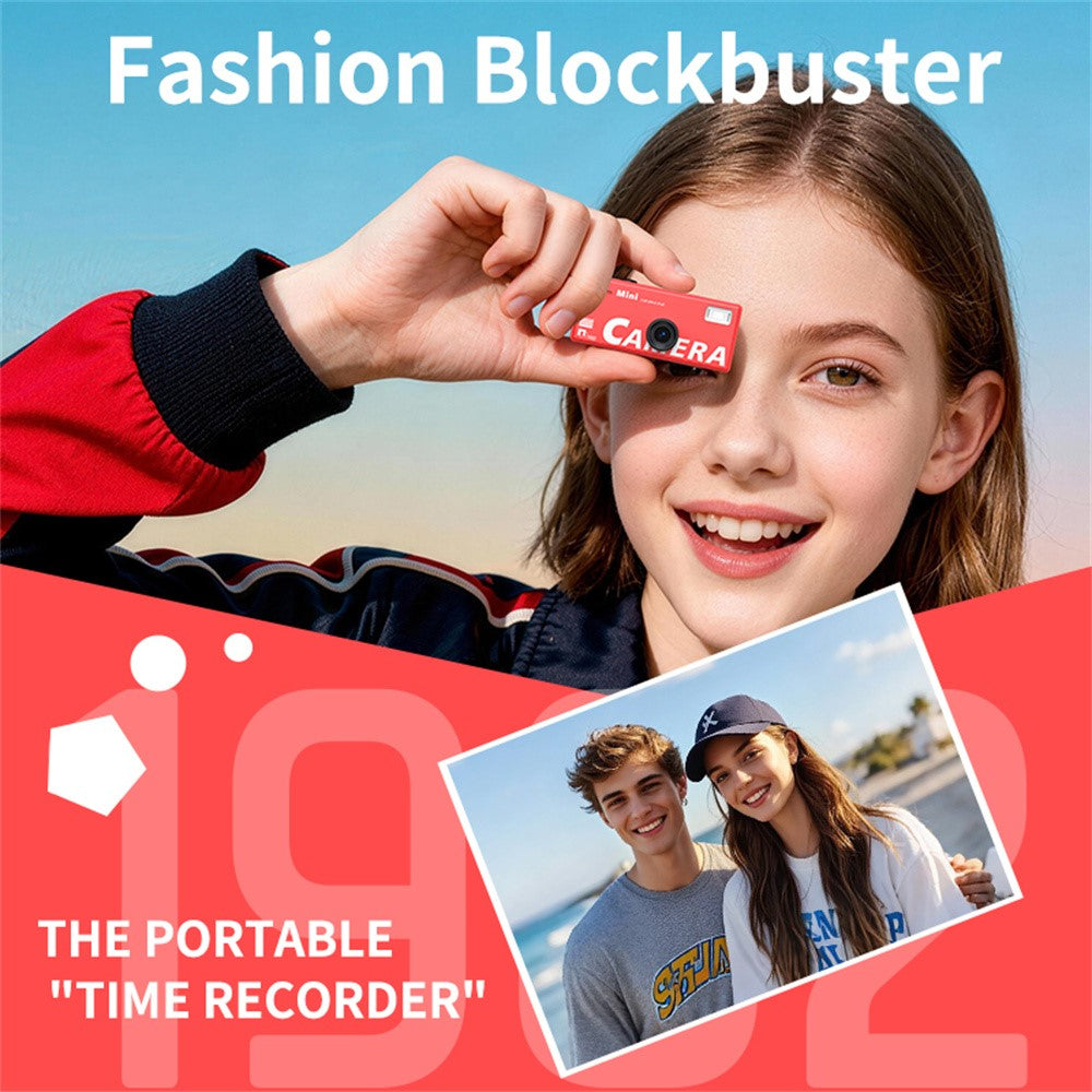 LK-030 Thumb Camera with Keychain 0.96 Inch Flip Screen Retro CCD Digital Camera 720P Mini Camcorder
