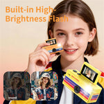 LK-030 Thumb Camera with Keychain 0.96 Inch Flip Screen Retro CCD Digital Camera 720P Mini Camcorder