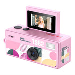 LK-030 Thumb Camera with Keychain 0.96 Inch Flip Screen Retro CCD Digital Camera 720P Mini Camcorder