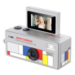 LK-030 Thumb Camera with Keychain 0.96 Inch Flip Screen Retro CCD Digital Camera 720P Mini Camcorder