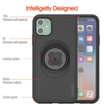 Mountain Bike Bicycle Handlebar Phone Bracket with Shockproof Protective Shell for iPhone 11 6.1 inch